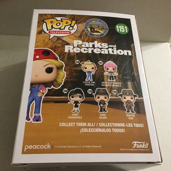 NEW Parks & Recreation Filibuster Leslie Mona-Lisa Funko Pop Figures - Picture 7 of 15